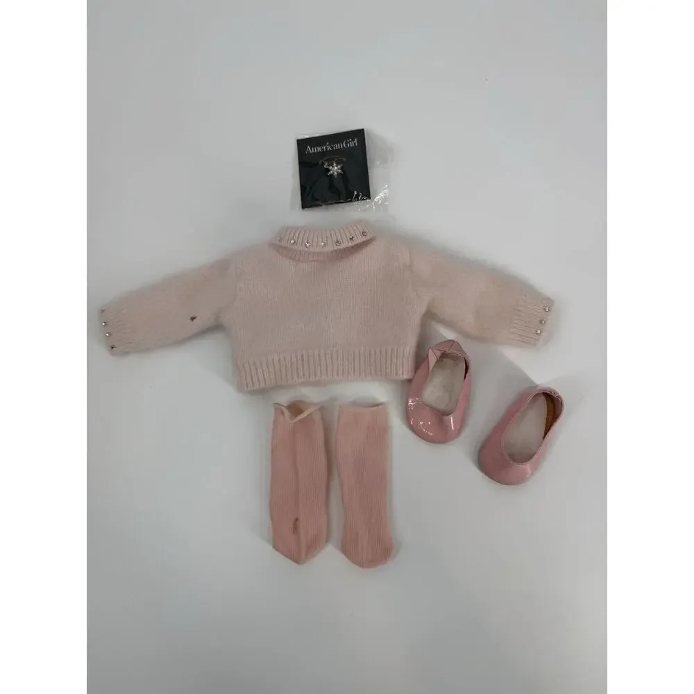 AUTHENTIC AMERICAN GIRL OF TODAY PETAL PINK OUTFIT Necklace Read